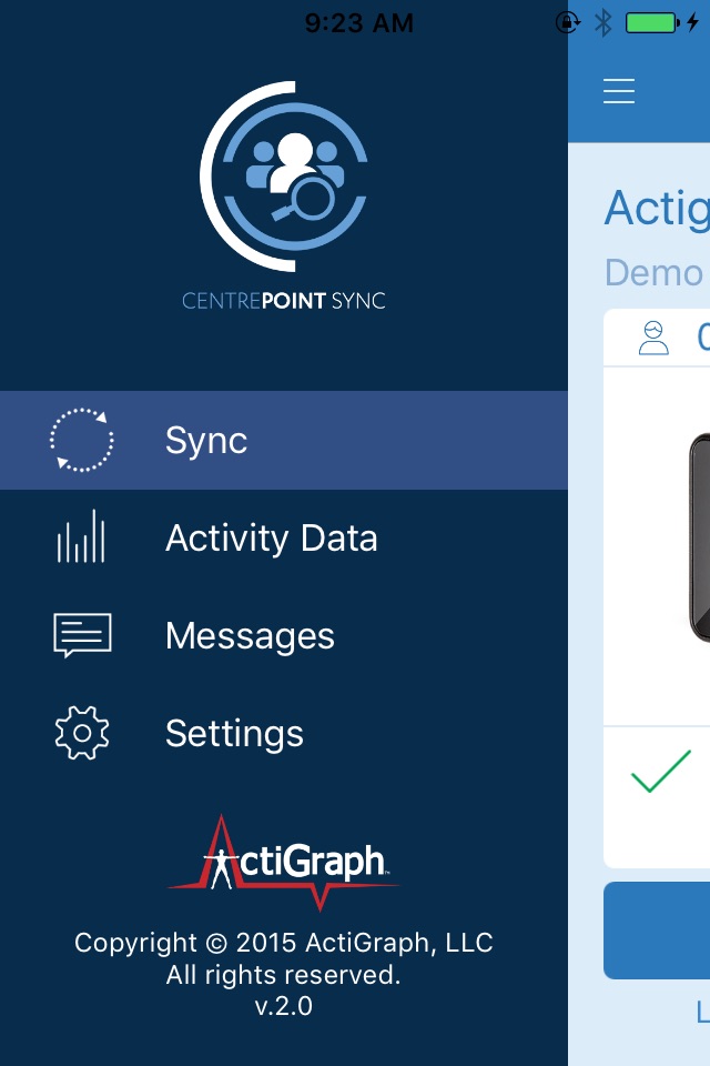 CentrePoint Sync screenshot 2