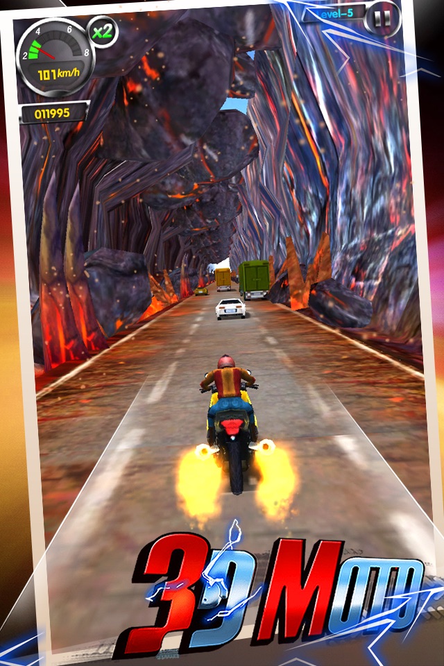 AE 3D Motor: Moto Bike Racing,Road Rage to Car Run screenshot 4