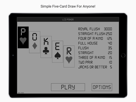 LCD Poker - Five Card Drawのおすすめ画像1