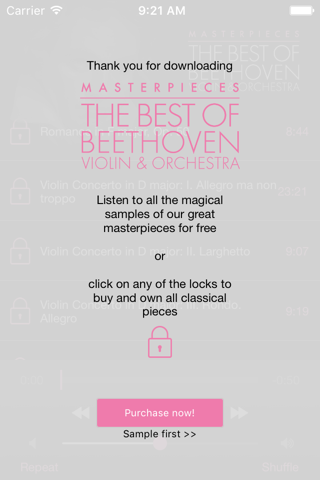 Beethoven: Violin&Orchestra screenshot 2