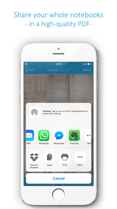 Outliers Notebook | Scan notes and share PDF files screenshot 4