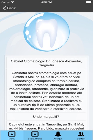 Stomatologie Targu-Jiu screenshot 2