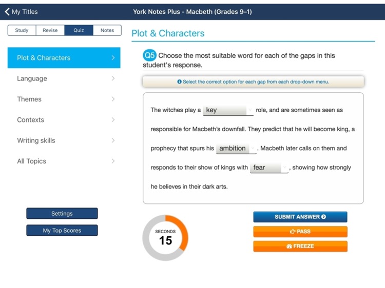 Macbeth York Notes for GCSE 9-1 for iPad screenshot-4