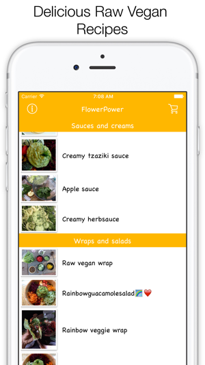 FlowerPower, Raw Vegan Living Food(圖1)-速報App