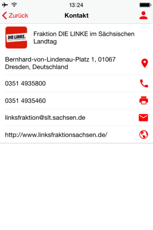 Linksfraktion Sachsen screenshot 2