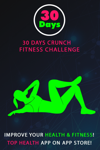 30 Day Crunch Fitness Challenges ~ Daily Workout - náhled