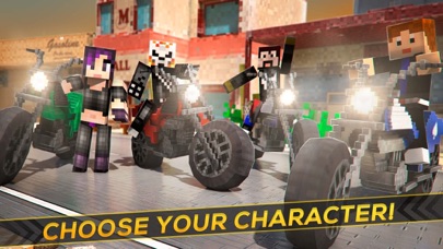 Cube Motorcycle City Roads: Free Block Racing Games Edition 1.0.2 IOS -