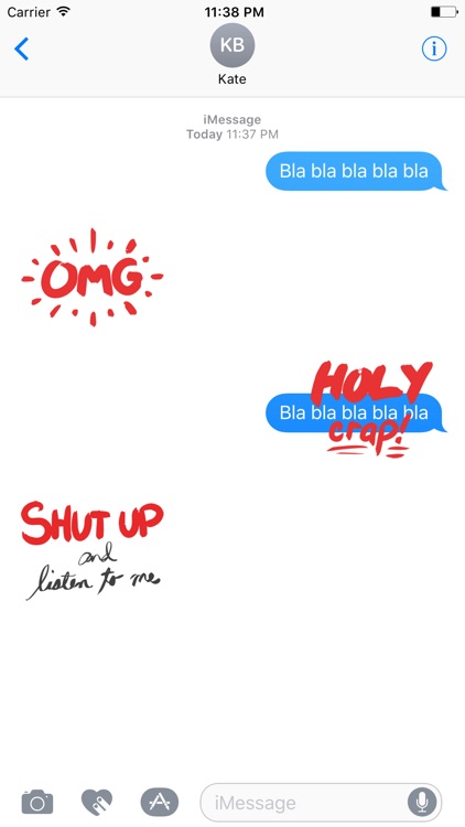 QUOTEs Stickers for iMessage screenshot-3