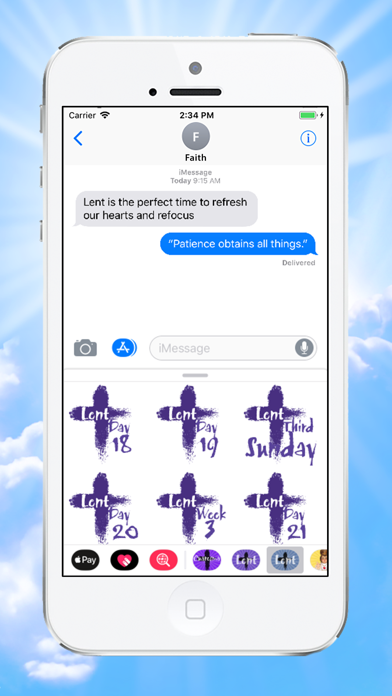 Animated Lent Sticker Pack screenshot 2