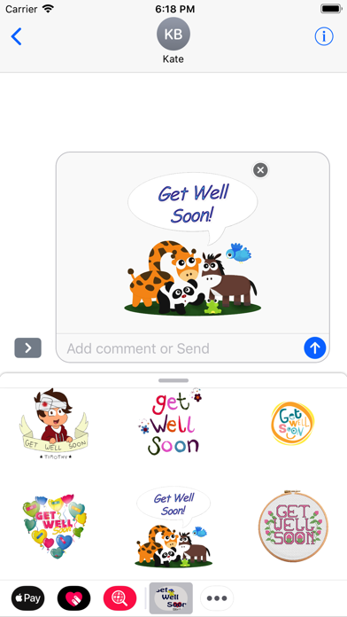 Get Well Soon Stickers 2018 screenshot 4