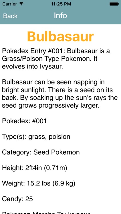 CP Evolution Calculator & Pokedex Toolkit for Pokemon Go screenshot-4
