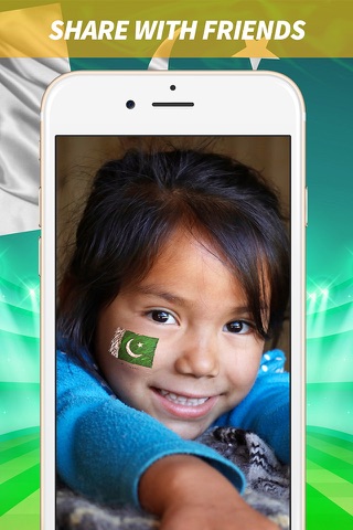 Face Flag for Pakistan : 14 August flags screenshot 3