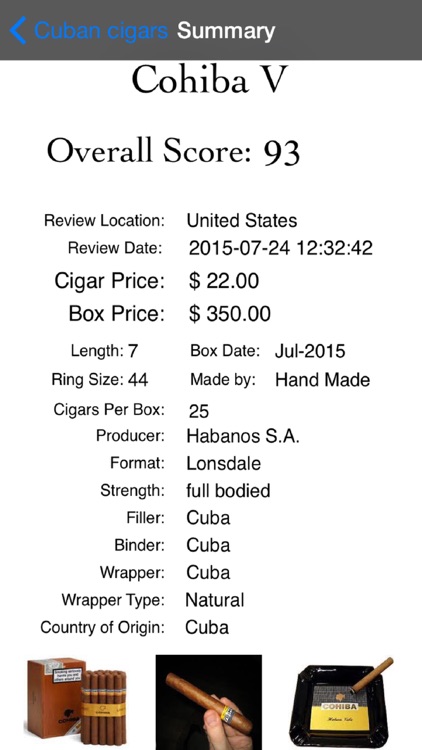 Cigar Review Pro screenshot-3