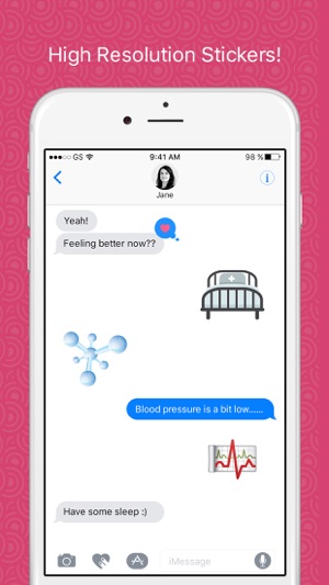 Healthmoji - Stickers for iMessage(圖2)-速報App