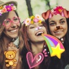 Snap Face Stickers & Emoji Maker For Snapchat (Doggy Swap Effect Collage)