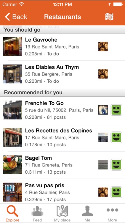 Tellmewhere : Restaurants Hotels Bars