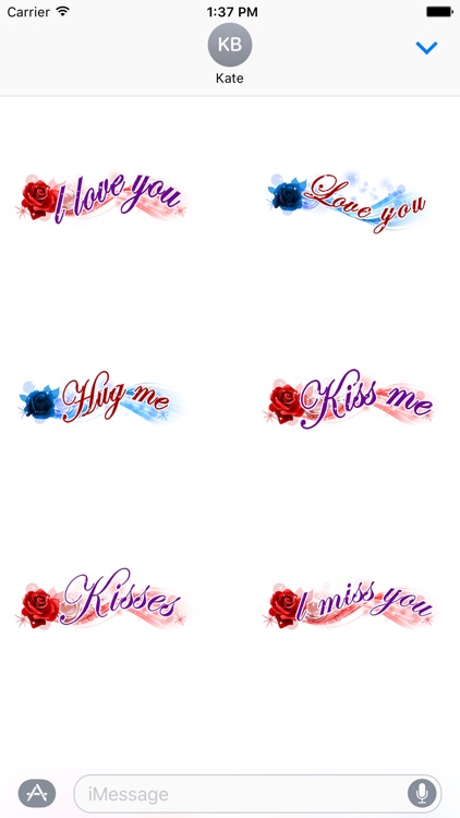Love Messages Sticker - love stickers for iMessage