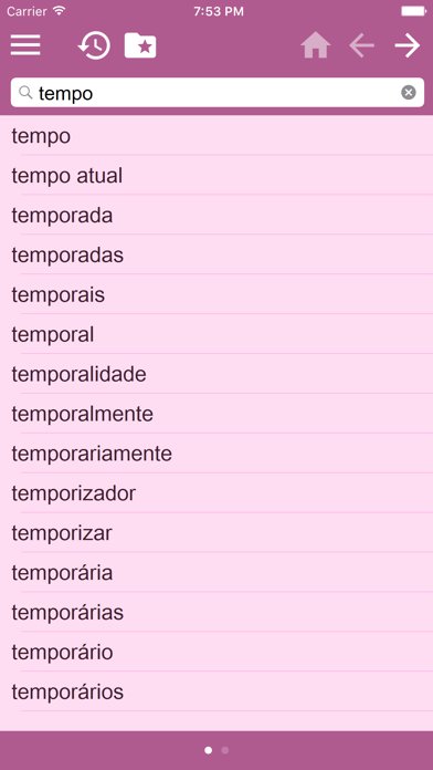 Dictionnaire Français Portugais screenshot 3