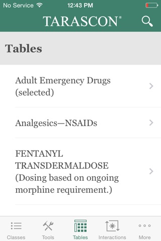 Tarascon Pharmacopoeia screenshot 3