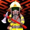 Fireman Line Up Vector - FREE - Fire Fighter vs Burning Fallout Escape Puzzle