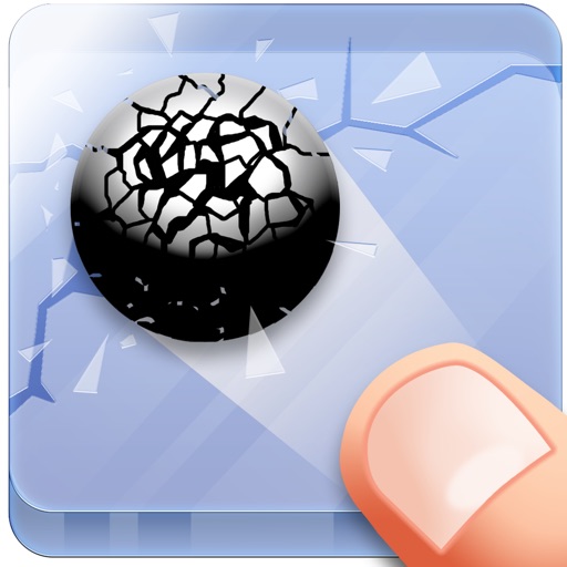 Don't Touch the Glass | Line Finger Rotate & Smash! icon