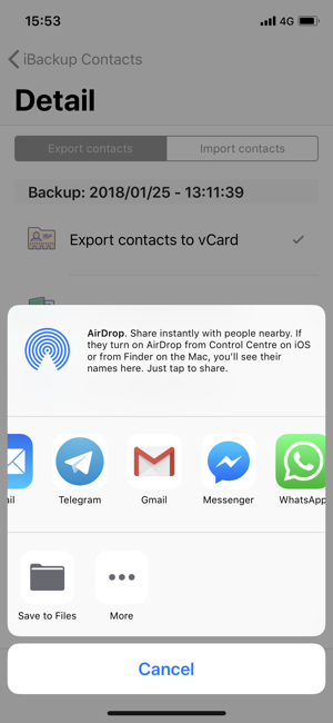 iBackup Contacts(圖4)-速報App