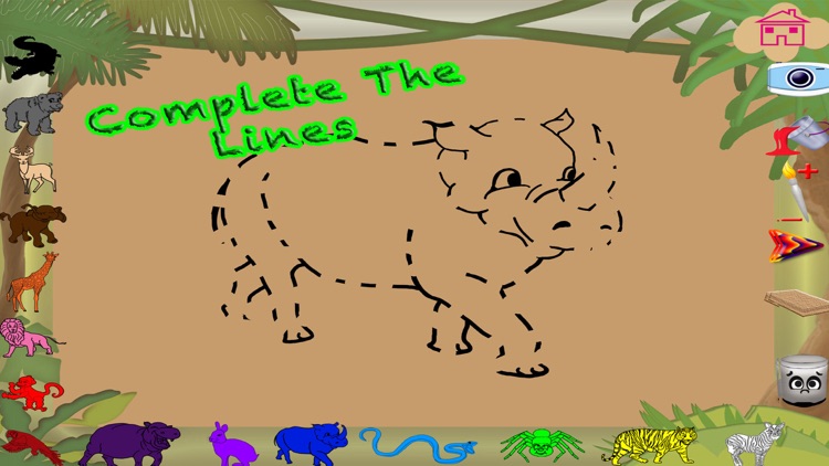 Wild Animals Coloring Pages screenshot-4