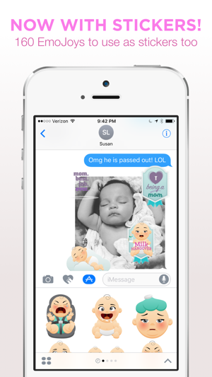 Bundle Of EmoJoy - Emojis for New Moms(圖5)-速報App