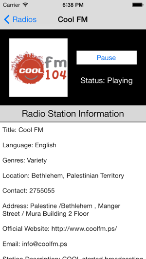 Palestine Radio Live Player (Palestinian National Authority (圖4)-速報App