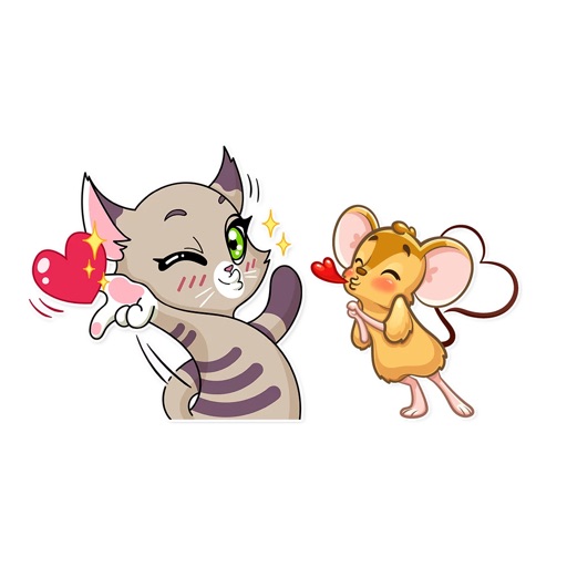 Cats & Mice - sticker pack for iMessage icon