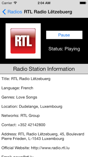 Luxembourg Radio Live Player (Lëtzebuerg)(圖2)-速報App