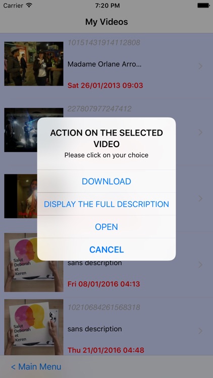 Albums, pictures and Videos Downloader screenshot-4