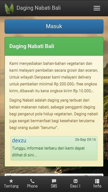 Daging Nabati Bali