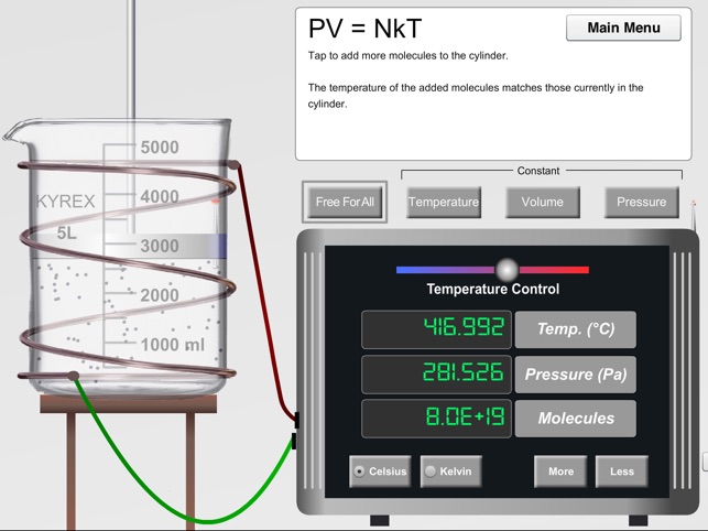 KET Virtual Physics Labs - Ideal Gas Law(圖2)-速報App