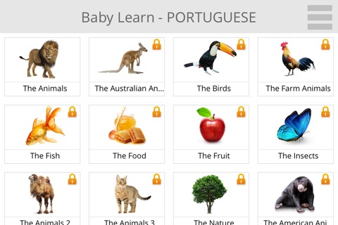 Baby Learn - PORTUGUESE screenshot 2