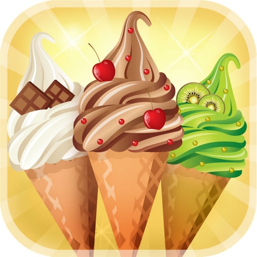 An ICE CREAM shop game HD.Taste the flavours! iOS App