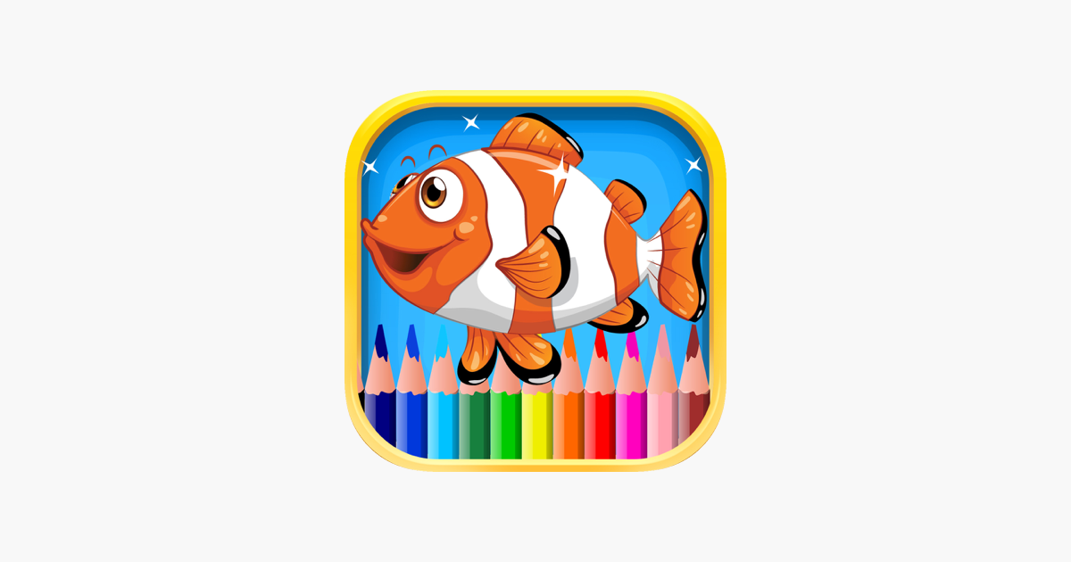 子供のための魚のぬりえ をapp Storeで