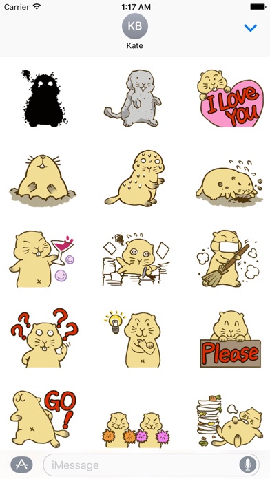 Happy Groundhog Day Emoji Pack screenshot 3