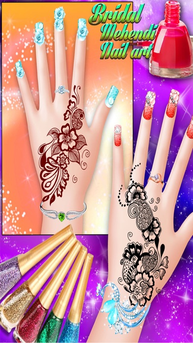 How to cancel & delete Bridal Mehndi and Nail Art - Manicure mehndi designer games for girls from iphone & ipad 3
