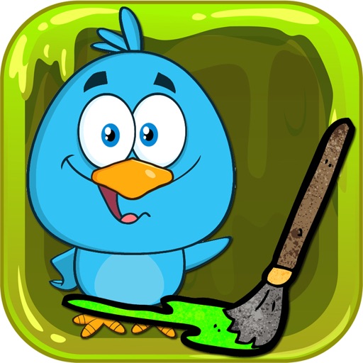 Drawing For Kid Game Fly Bird Icon
