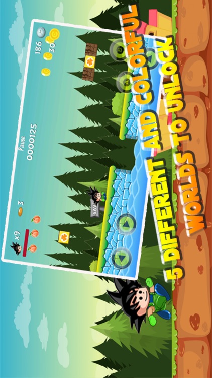 Adventures Run For DBZ Super Saiyan Goku