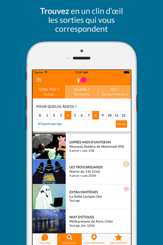 YAMS Paris sorties en famille screenshot 3