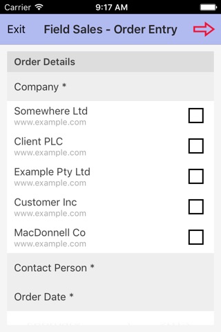 MobileForms2Go screenshot 3