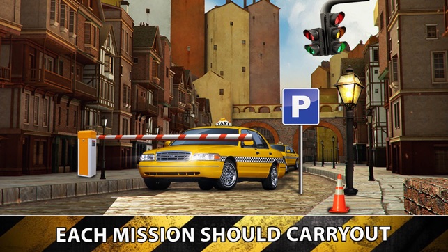 City Taxi Driver Sim 2016 - Yellow Cab Parking Maina in Las (圖5)-速報App