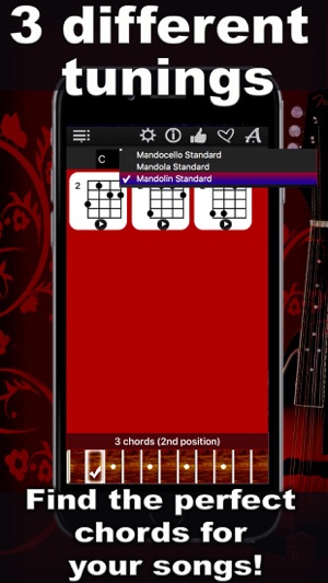 Mandolin Chords Compass: learn the chord charts(圖2)-速報App