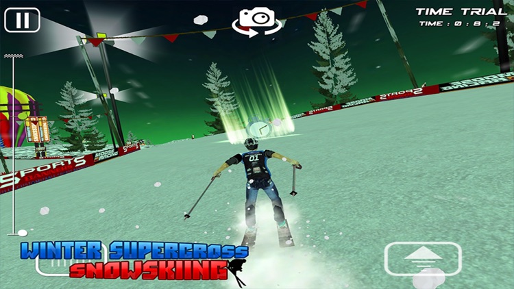 Winter Super Cross SnowSkiing - Free 3D Snow Water Racing Madness Game