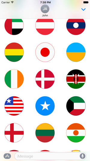 World Flag Stickers for iMessage(圖5)-速報App