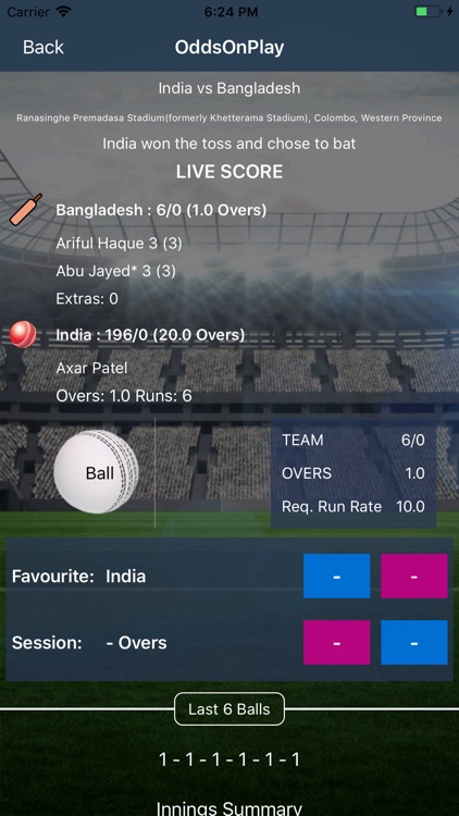 Odds On Play