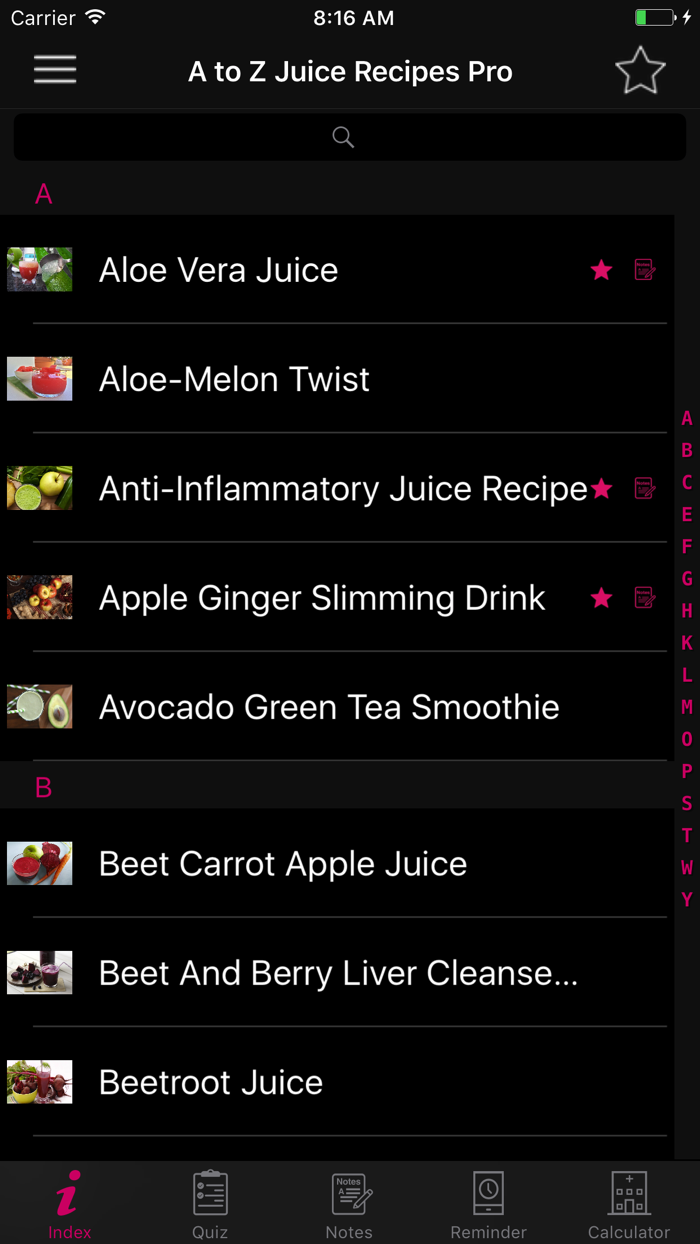 A to Z Juice Recipes Pro
