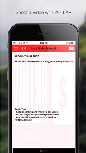 ZOLLAR - Share Video, Get Paid(圖2)-速報App